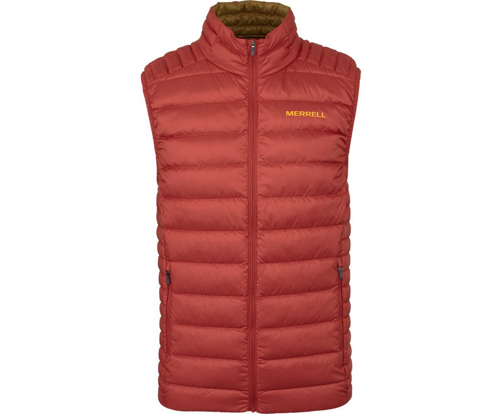 Merrell Vests Red - Ridgevent™ Thermo - Mens 80BMOVQIA